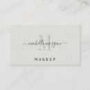 Recherche de maquilleuse cartes visite Customer