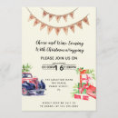 Search for wine christmas invitations Watercolor