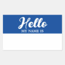 Search for blue name tags stickers Modern