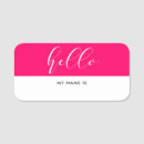 Search for dry erase name tags Modern