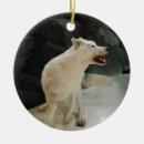 Search for white wolf ornaments Wildlife