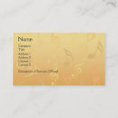 Recherche de note musicale cartes visite Customer