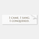 Search for singer bumper stickers Choir