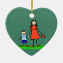 Search for mother son ornaments For her