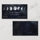 Search for celestial business cards Moon