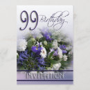 Search for 99th birthday invitations Floral
