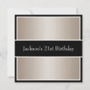 Search for beige black birthday invitations Brown