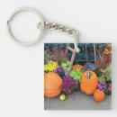 Search for fall flower square keychains Autumn
