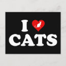 Search for i love cats postcards Heart