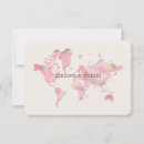 Search for world travel wedding invitations Boho