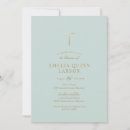 Recherche de green baptême invitations Élégant