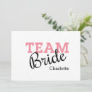 Search for team bride invitations Bridal party