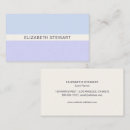 Recherche de lavender business cards Minimaliste