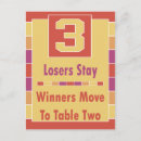 Search for table number vertical postcards Stripes