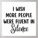 Recherche de silence posters Drôle