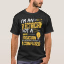 Search for electrician tshirts Light