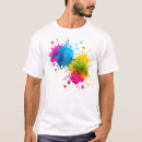 Search for paint splash tshirts Vibrant