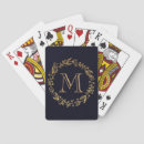Search for floral playing cards Navy blue
