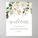 Search for white flowers welcome wedding signs Greenery
