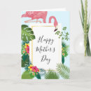 Search for flamingo mothers day cards Bird