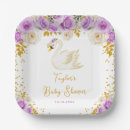 Search for swan baby shower crafts party Watercolor flowers