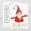 Search for scandinavian gnome christmas cards Red and white
