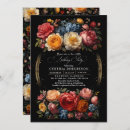 Recherche de botanical anniversaire invitations Noir