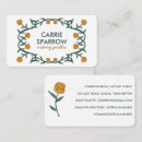 Recherche de couronne rose cartes visite Signature
