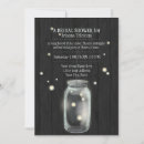 Search for firefly invitations Mason jar