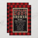 Search for buffalo check wedding invitations Country