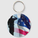Search for salute keychains Military