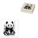 Search for bear rubber stamps Panda