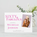Search for sixty and fabulous birthday invitations 60 year old