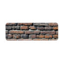 Search for brick wall return address labels Red