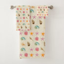 Search for blue seashells bath towels Pink