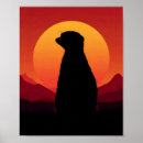 Search for animal silhouette art Sunset