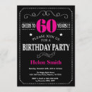 Search for black hot pink invitations Black and white