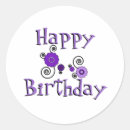 Search for black swirl stickers Birthday