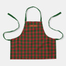 Search for tartan plaid aprons Scotland