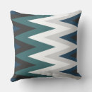 Search for teal and grey pillows Chevron