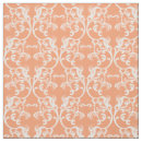 Search for orange and white pattern fabric Chic