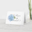 Search for hydrangea bridesmaid cards Watercolor