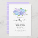 Search for blue and lavender wedding invitations Violet