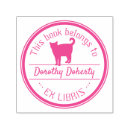 Search for cat books rubber stamps Ex libris