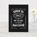 Recherche de 1962 anniversaire cartes Né en 1962