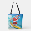 Search for santa claus tote bags Xmas