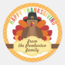 Search for cute thanksgiving turkey stickers Colourful
