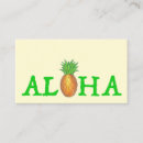 Recherche de ananas hawaïen cartes visite Tropical