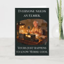 Search for amateur cards Morse code