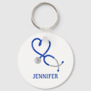 Search for blue heart keychains Blue and white